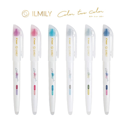 Pilot ILMILY Color Two Color Erasable Highlighter