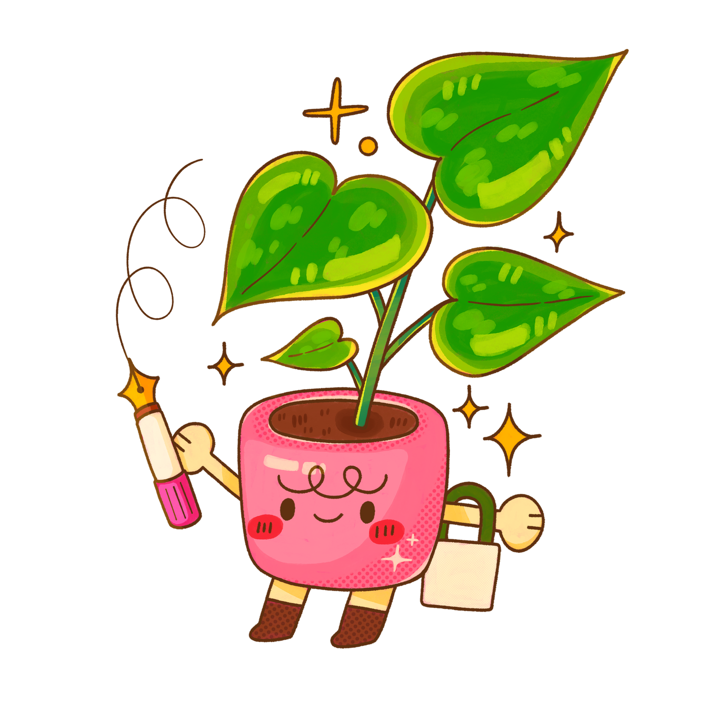 Plant Friend Vinyl Sticker · Eggtart Studio x Paper Plant Co