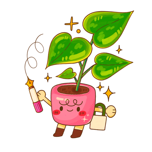 Plant Friend Vinyl Sticker · Eggtart Studio x Paper Plant Co