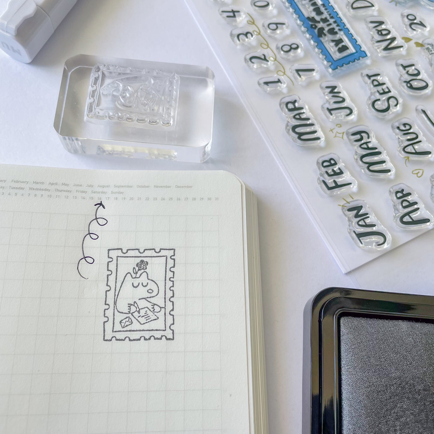 Months & Numbers Clear Stamps · Paper Plant Co x Sakuralala