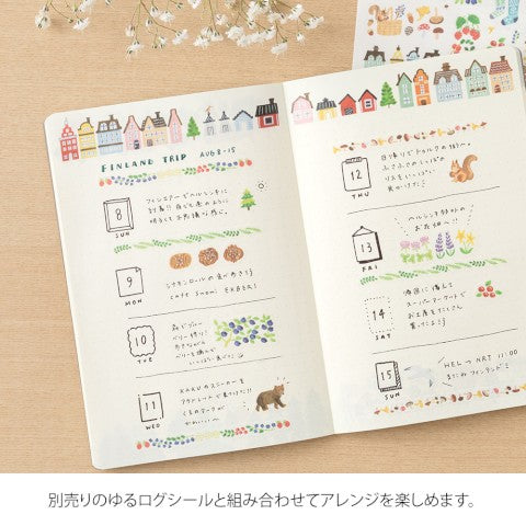 Scandinavia Yuru Log B6 Notebook · Midori