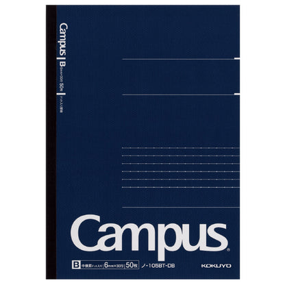 A5 Campus Grid Ruled Grid Black Notebook · Kokuyo