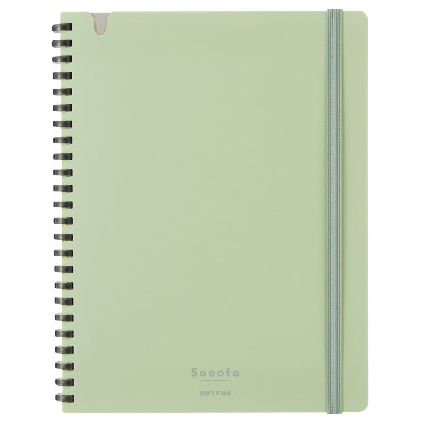 A5 Sooofa 4mm Grid Soft Ring Notebook · Kokuyo