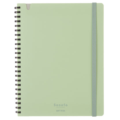 A5 Sooofa 4mm Grid Soft Ring Notebook · Kokuyo
