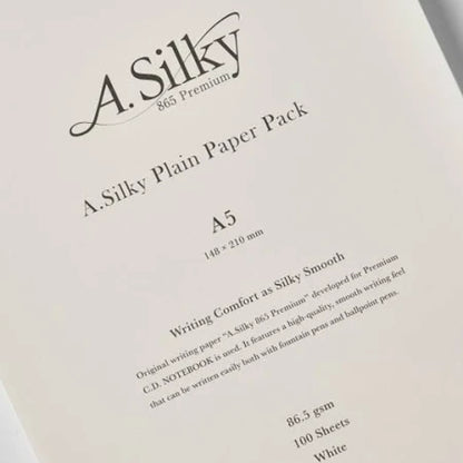A. Silky Premium Plain A5 Paper Pack · Apica