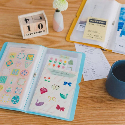 King Jim OTONA Seal Sticker Collection Book