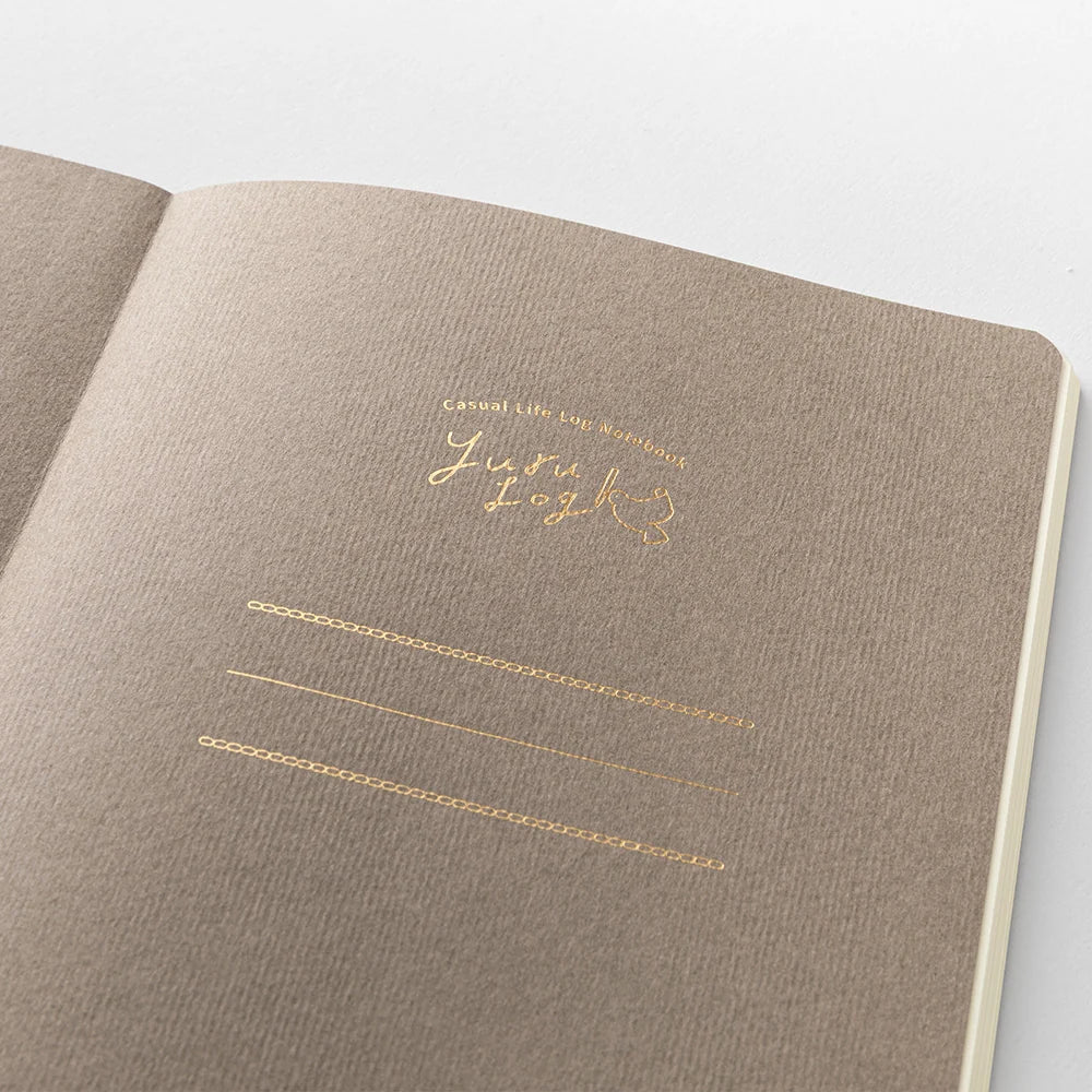 Sweets & Animals Yuru Log B6 Notebook · Midori