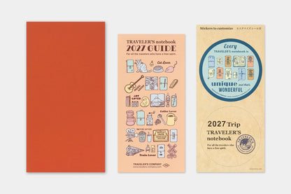 2027 TRAVELER'S Diary Monthly (Regular Size)