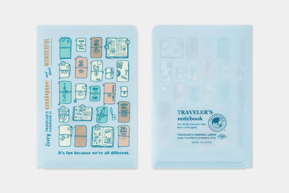 2027 TRAVELER'S Diary Clear Folder (Passport Size)