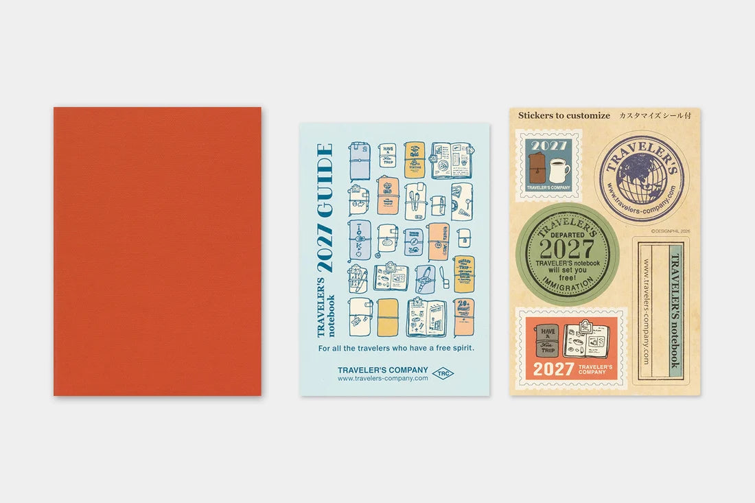 2027 TRAVELER'S Diary Monthly (Passport Size)