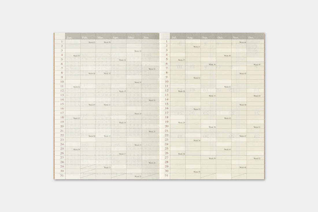 2027 TRAVELER'S Diary Monthly (Passport Size)