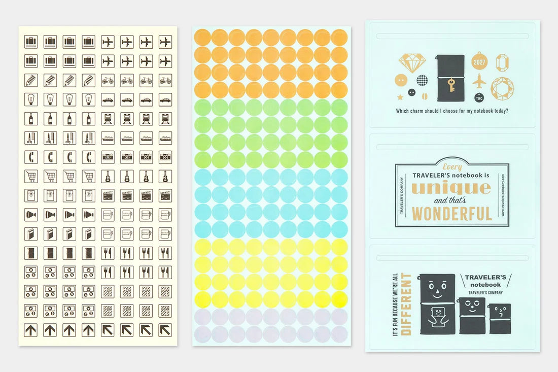 2027 TRAVELER'S Diary Sticker Set