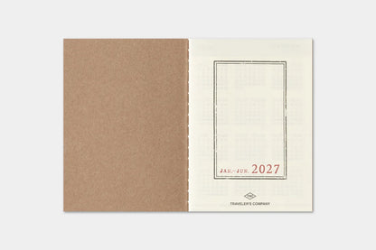 2027 TRAVELER'S Diary Weekly (Passport Size)