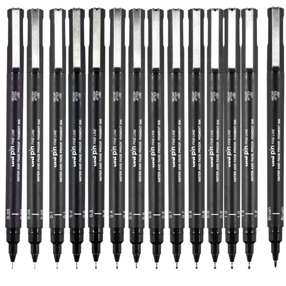 uni Pin Fineliner Drawing Pens