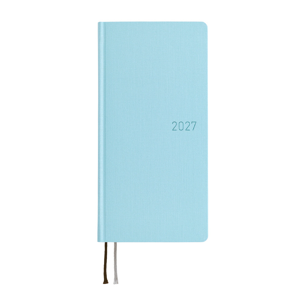 2027 Hobonichi Weeks Colors: Sea Glass《ENG/Tall & Slim/Jan start》