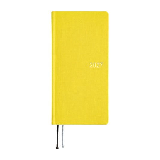 2027 Hobonichi Weeks MEGA Colors: Canaria Yellow《ENG/Tall & Slim/MEGA/Jan start》