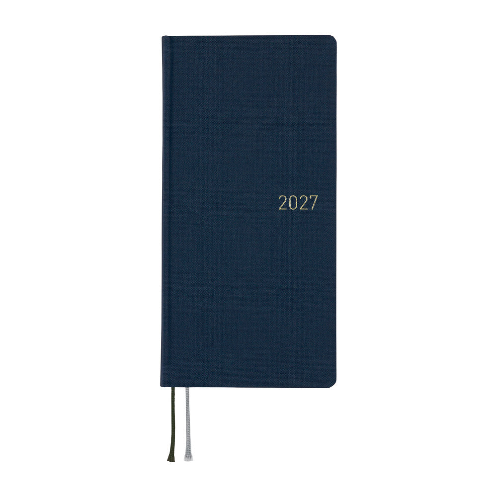 2027 Hobonichi Weeks MEGA Colors: Midnight Blue《ENG/Tall & Slim/MEGA/Jan start》