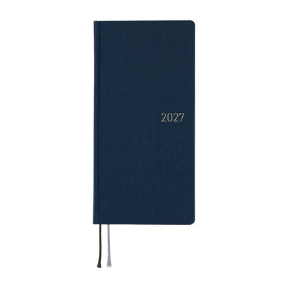 2027 Hobonichi Weeks MEGA Colors: Midnight Blue《ENG/Tall & Slim/MEGA/Jan start》