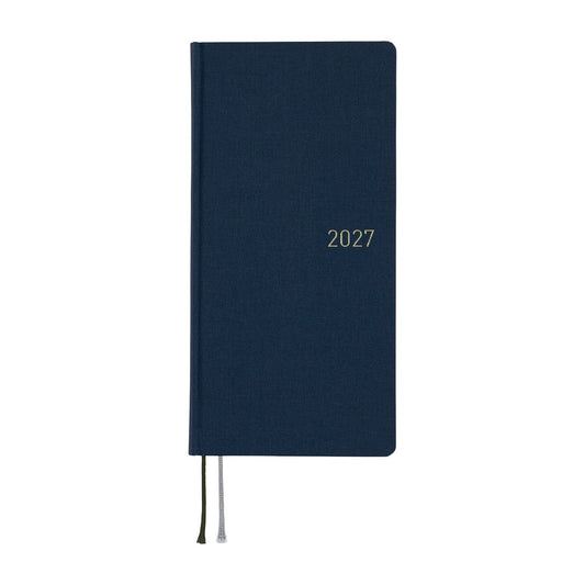 2027 Hobonichi Weeks MEGA Colors: Midnight Blue《ENG/Tall & Slim/MEGA/Jan start》