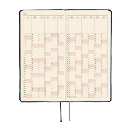 2027 Hobonichi Weeks MEGA Bow & Tie: Candy Dream《ENG/Tall & Slim/MEGA/Jan start》