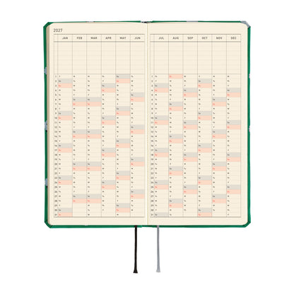 2027 Hobonichi Weeks MEGA Bow & Tie: Sheep Sheep Sheep《ENG/Tall & Slim/MEGA/Jan start》