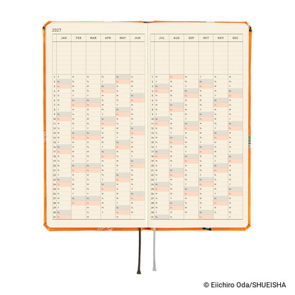 2027 Hobonichi Weeks  ONE PIECE magazine: Very Very Merry!《ENG/Tall & Slim/Jan start》