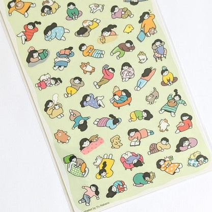 Lazy Holiday Sticker Sheet · Mind Wave