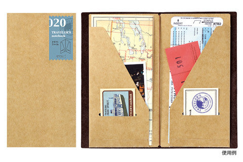 TRAVELER'S Notebook 020 Kraft Paper Folder