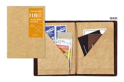 TRAVELER'S Notebook 010 Kraft Paper Folder《Passport Size》