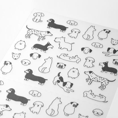 Chat Dogs Sticker Sheet · Midori