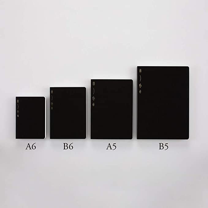 Stalogy 365 Days Grid Notebook B6 Black Bungu Vincent