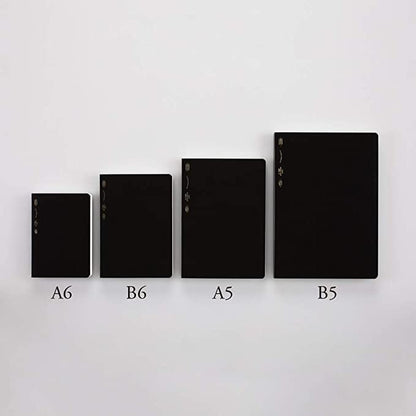 Stalogy 365 Days Grid Notebook B6 Black Bungu Vincent