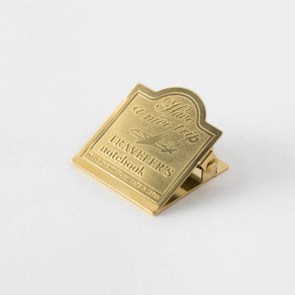 TRAVELER'S Notebook 030 Brass Clip Airlplane
