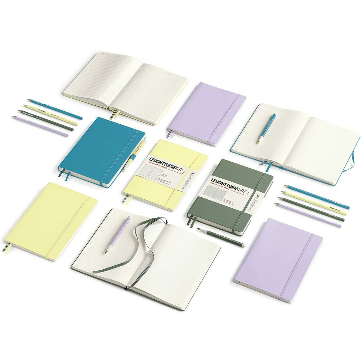 Sage A5 Ruled Hardcover Notebook · Leuchtturm1917