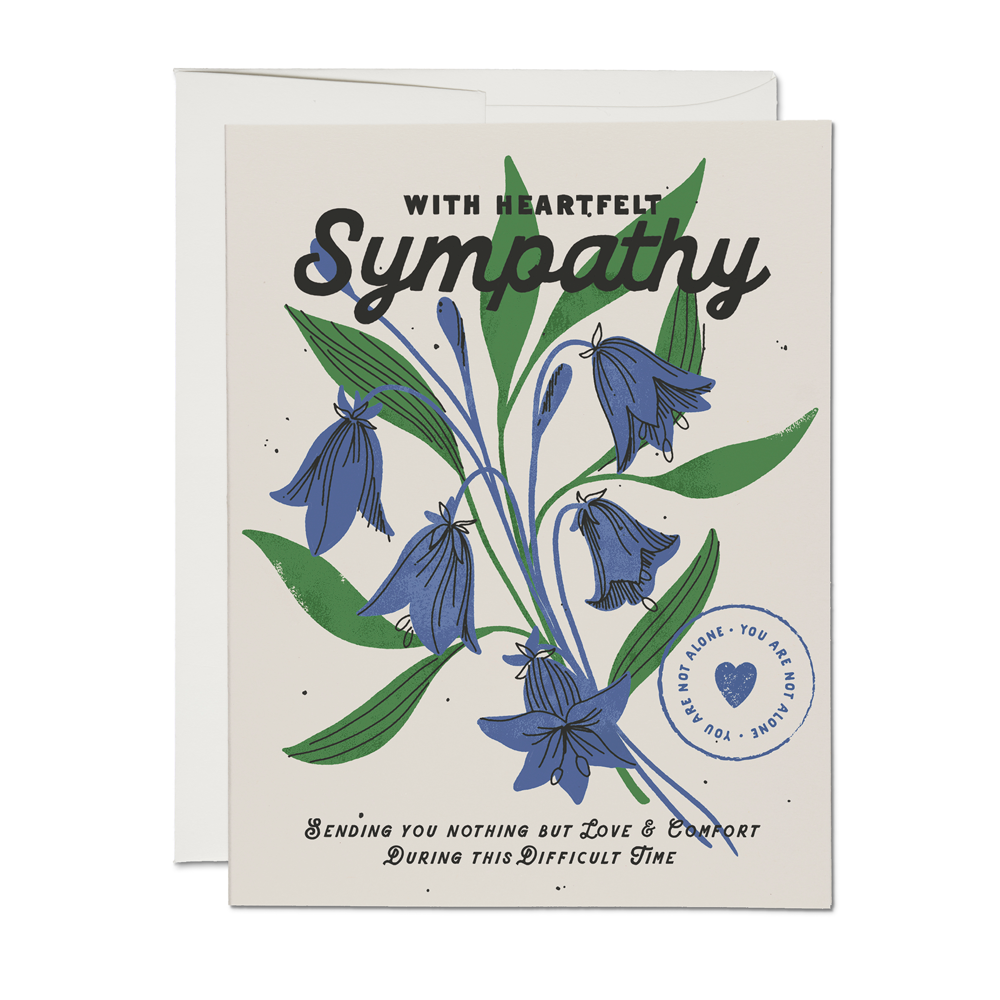 Heartfelt Sympathy Card · Red Cap Cards