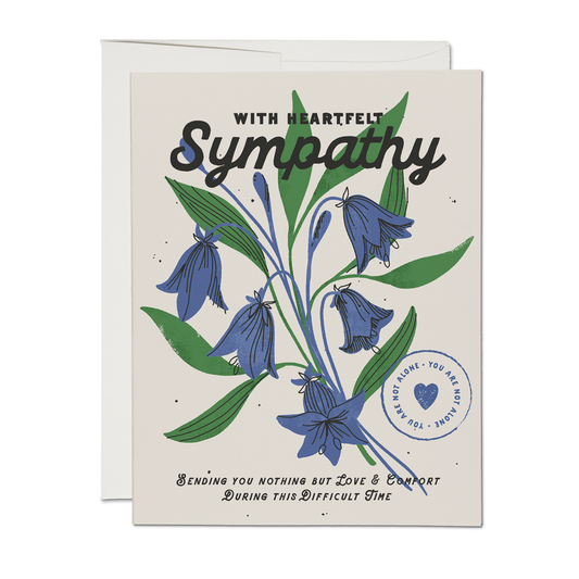 Heartfelt Sympathy Card · Red Cap Cards