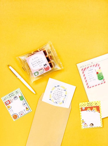 Shiba Inu Cake Sticky Notes · Furukawashiko