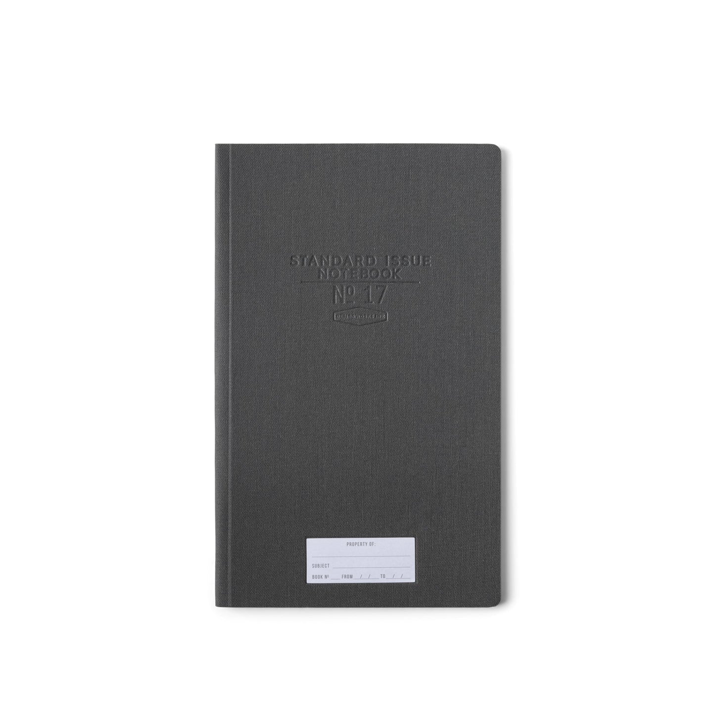 Black Standard Issue Tall Notebook No. 17 · Designworks