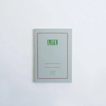 Pistachio Ruled A6 Notebook · Life