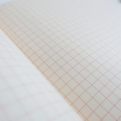 Vermillion Grid B6 Notebook · Life