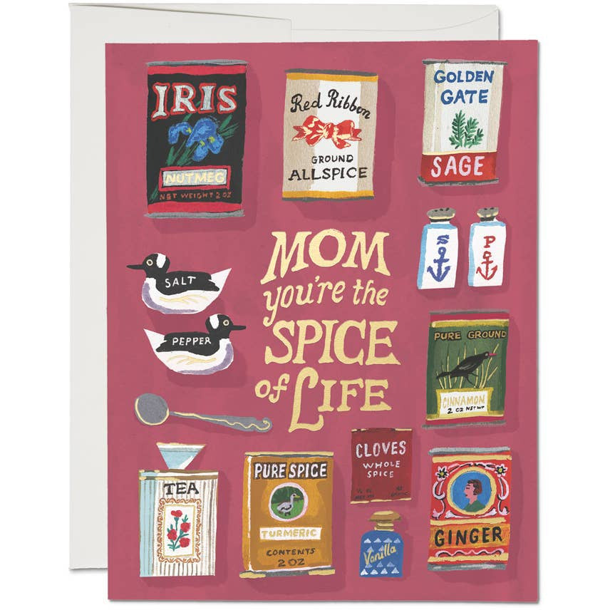 Spicy Mom Card · Red Cap Cards
