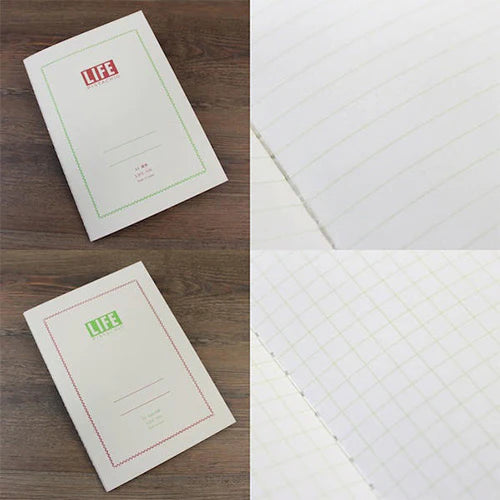 Pistachio Ruled A6 Notebook · Life
