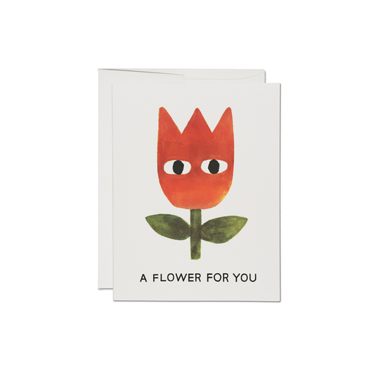 A Flower For You Card · Red Cap Cards