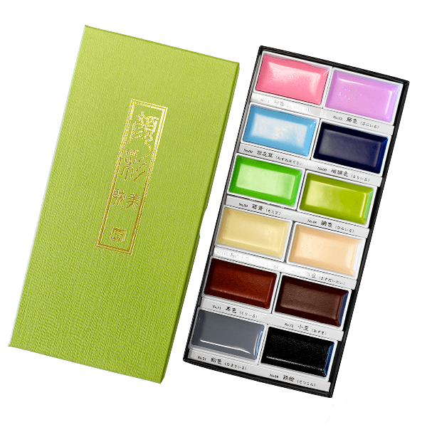Pastel Gansai Tambi Watercolor Set of 12 · ZIG Kuretake