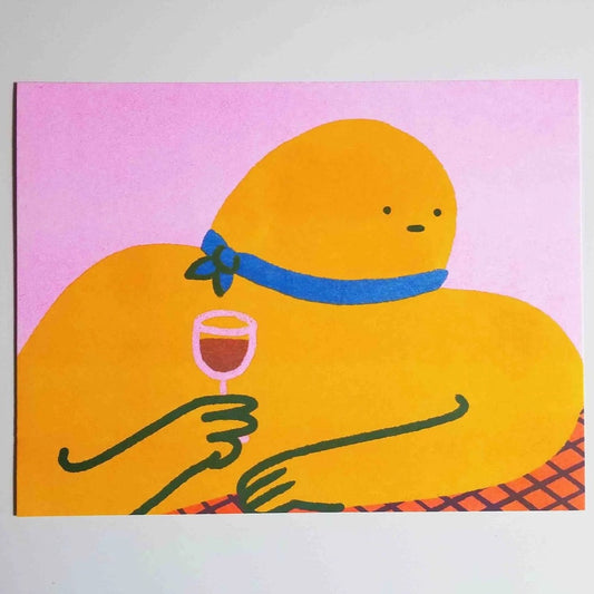House Red Riso Print