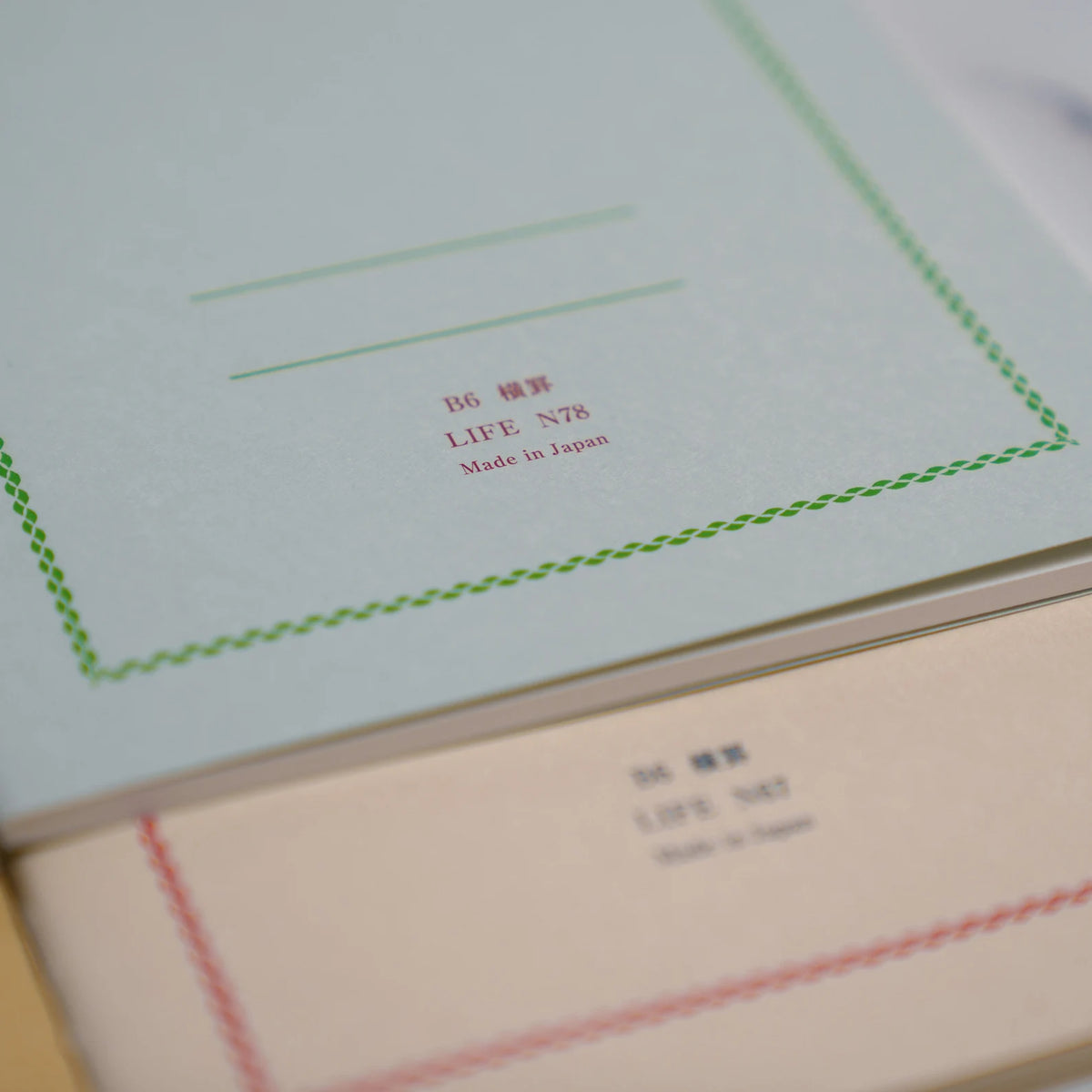 Pistachio Ruled B6 Notebook · Life