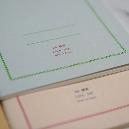 Pistachio Ruled B6 Notebook · Life