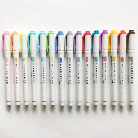 Zebra Mildliner Mild Highlighters