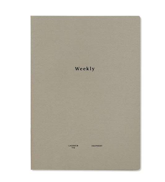 Weekly Style A5 Notebook · Laconic